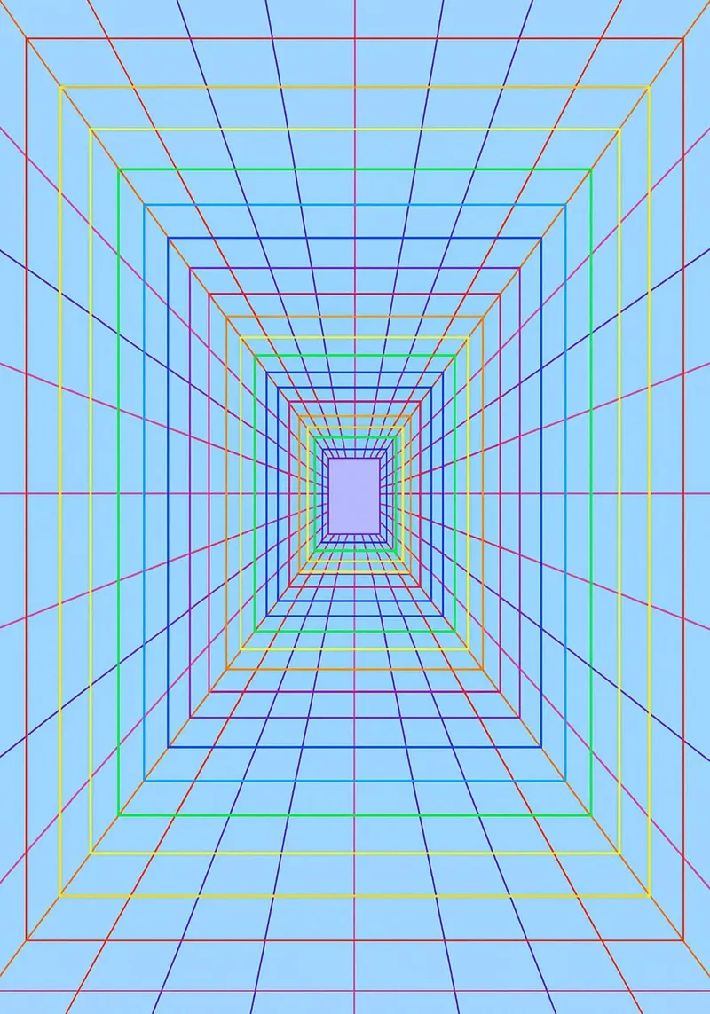 abstract spectrum line vector hahnemühle by oneway