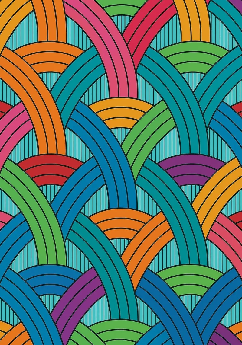 abstract webbing scales lines vector canvas by oneway