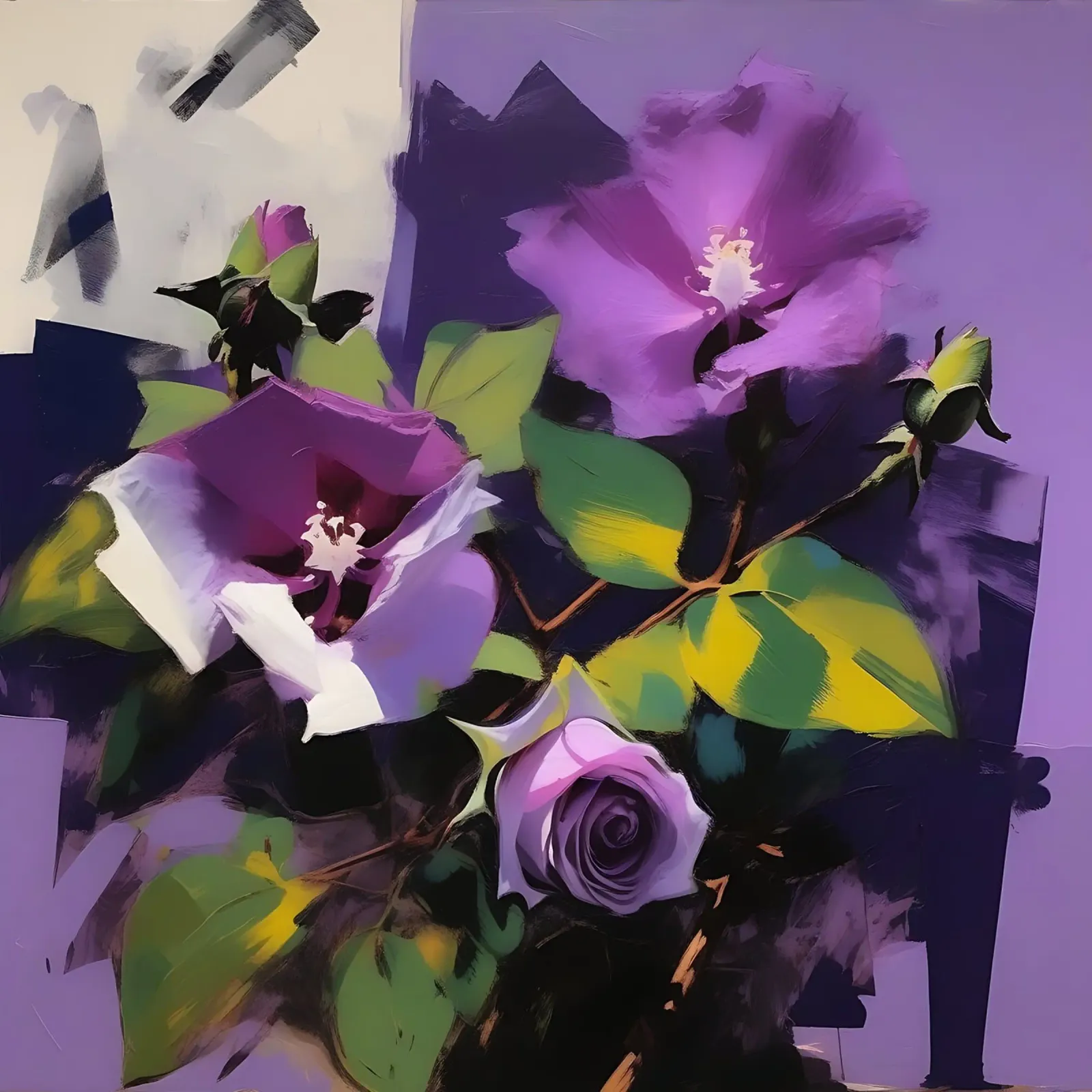 Fiori_viola_1 pellicola backlit da Farb- und Blütenzauber by LK