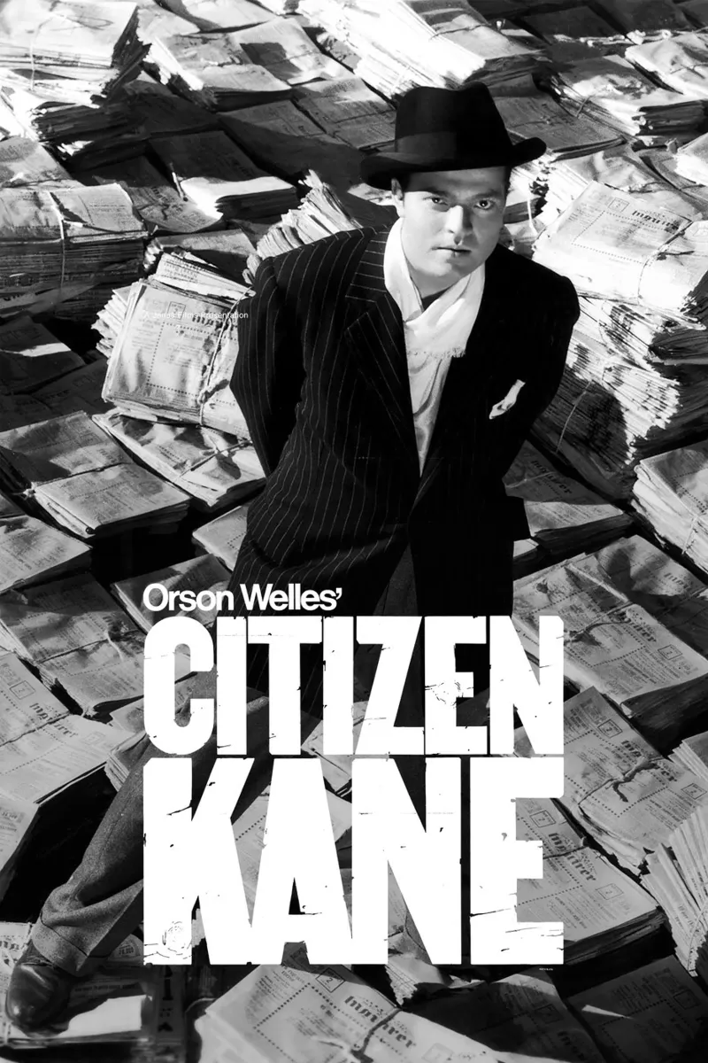 Citizen Kane poster avec cadre en bois de NextPixel