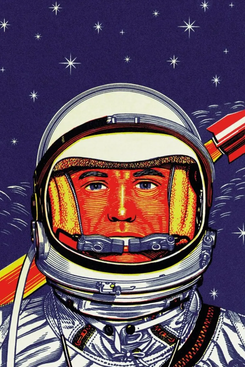 Astronaut pellicola backlit da daylight design studio