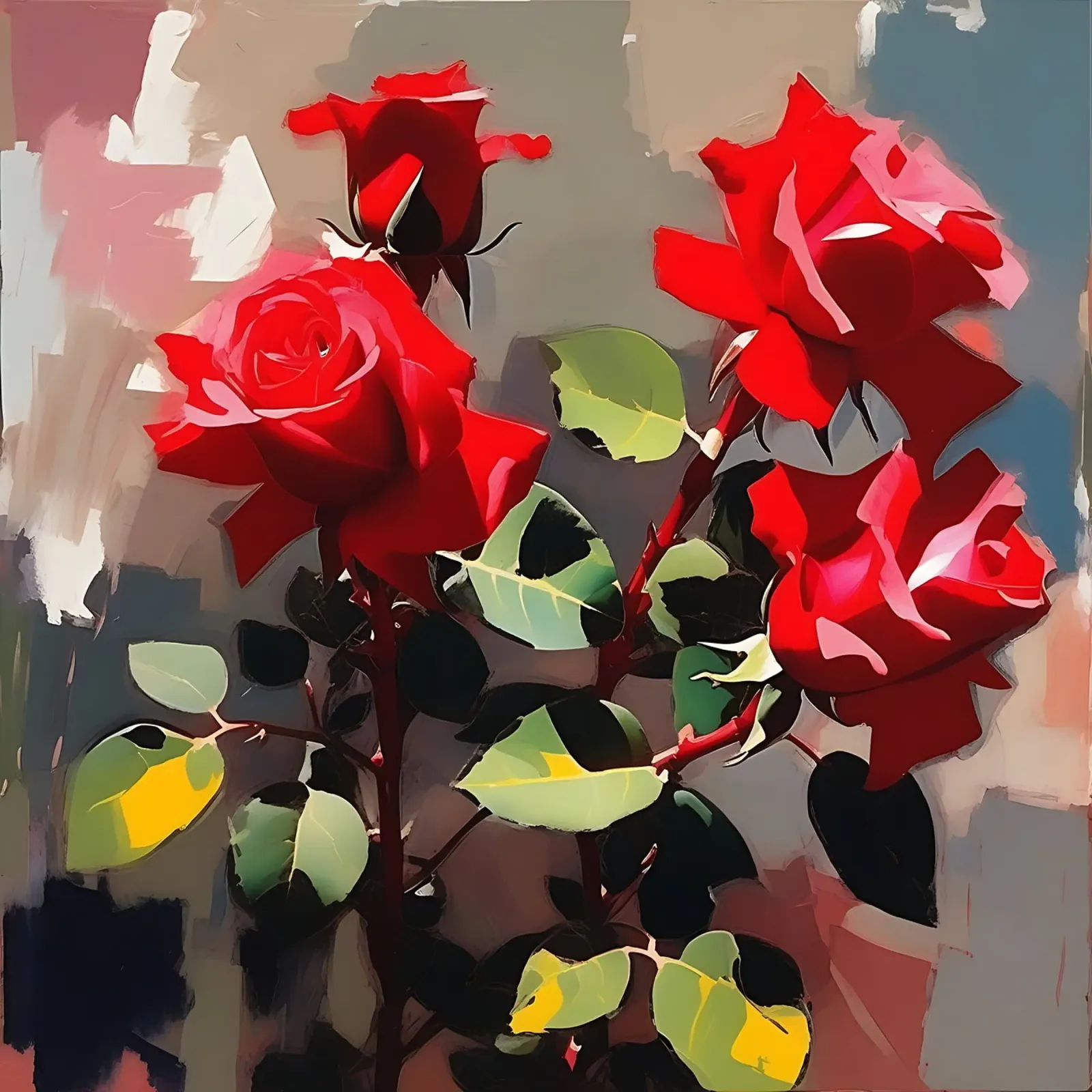 Blumen_rot_1 pellicola backlit da Farb- und Blütenzauber by LK