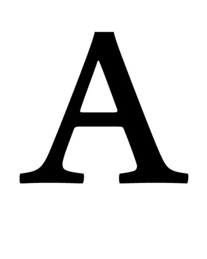 Buchstabe A Hahnemühle von Olivia Creator
