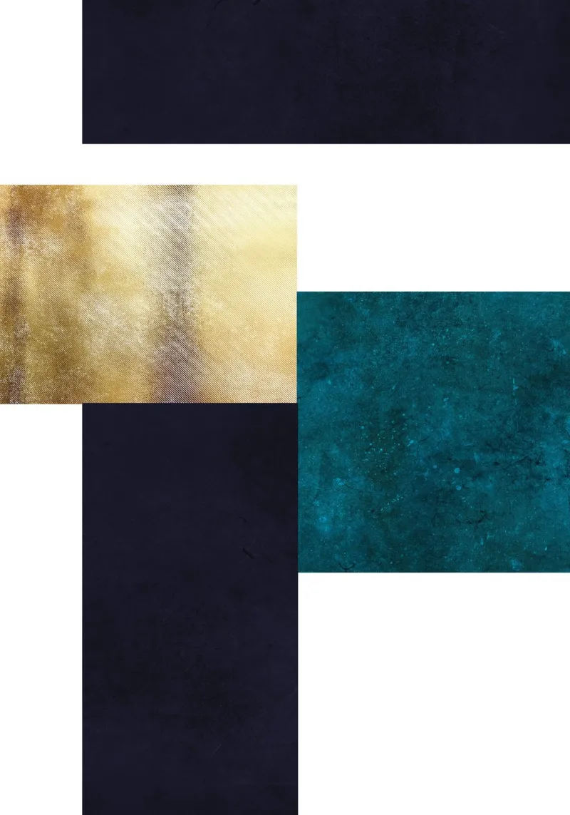 abstract geometric square feeling alluminio dibond da vintageshop