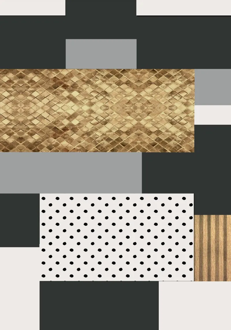 abstract gray and black squares pellicola backlit da vintageshop