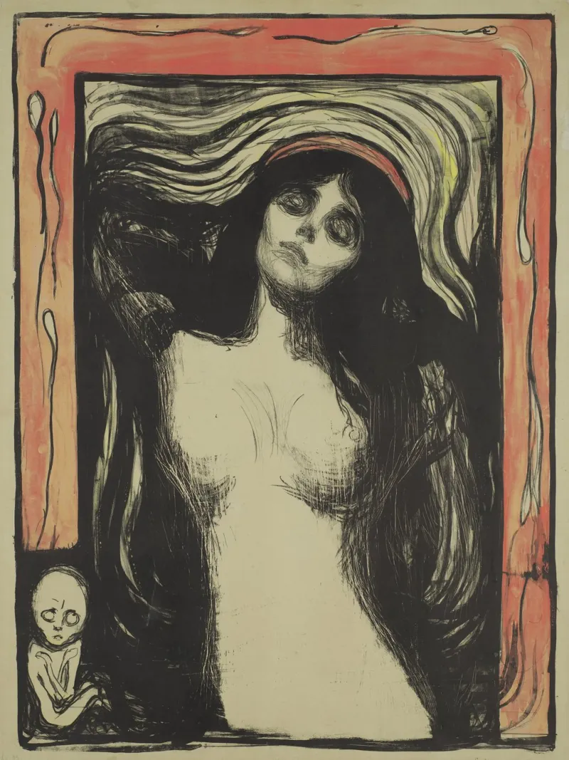 Edvard Munch, Madonna canvas by Little Art Histories