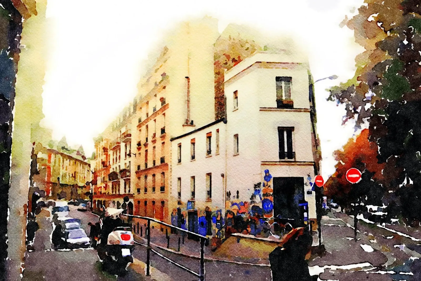 A Parigi pellicola backlit da Massimo Frascogna