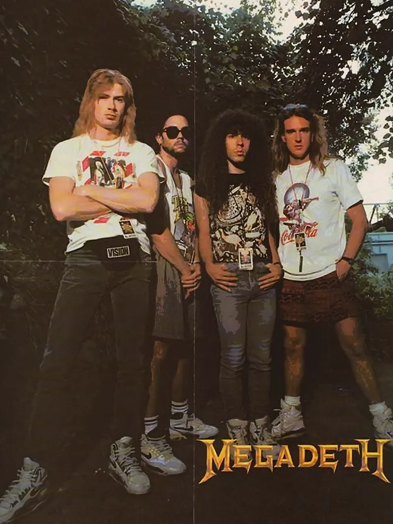 megadeth band pellicola backlit da vanhesling