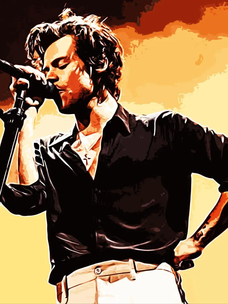 Harry Styles 1 Arte alluminio dibond da music soul