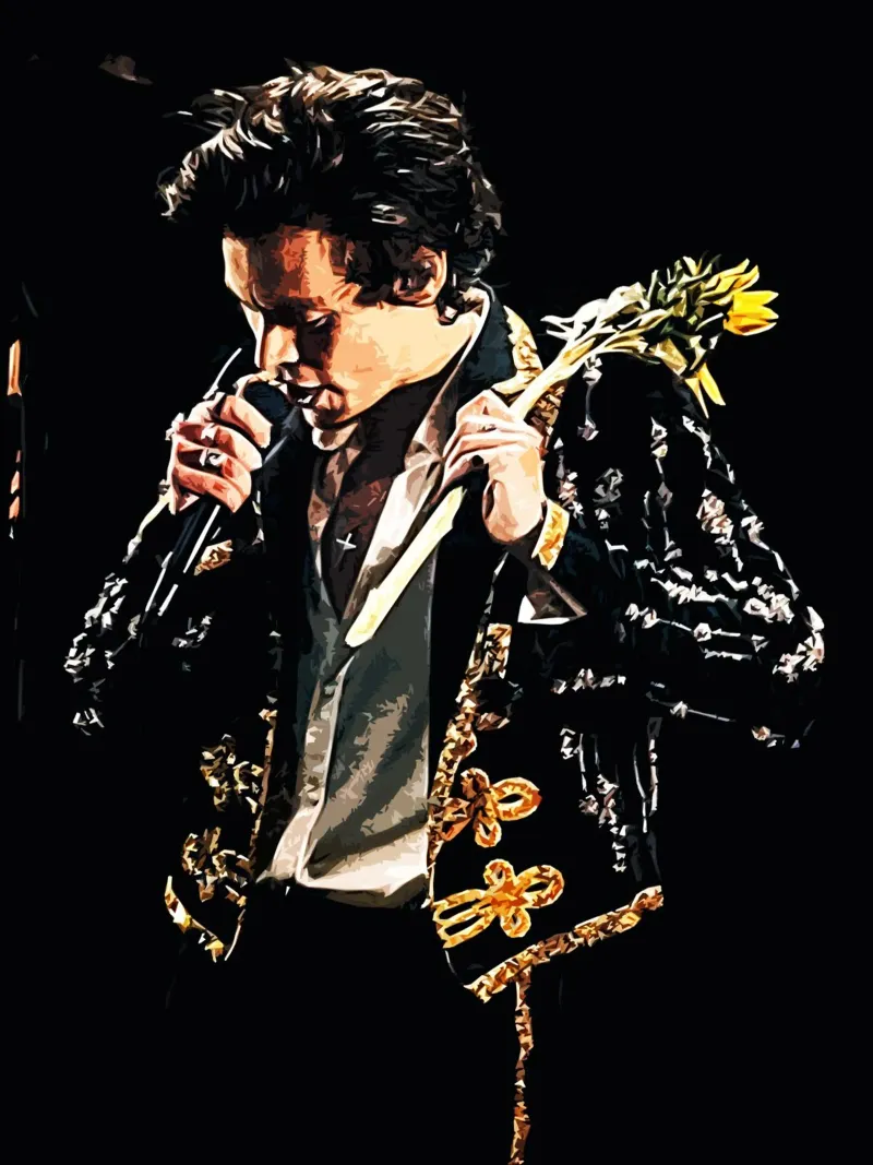 Harry Styles Art alu-dibond by music soul