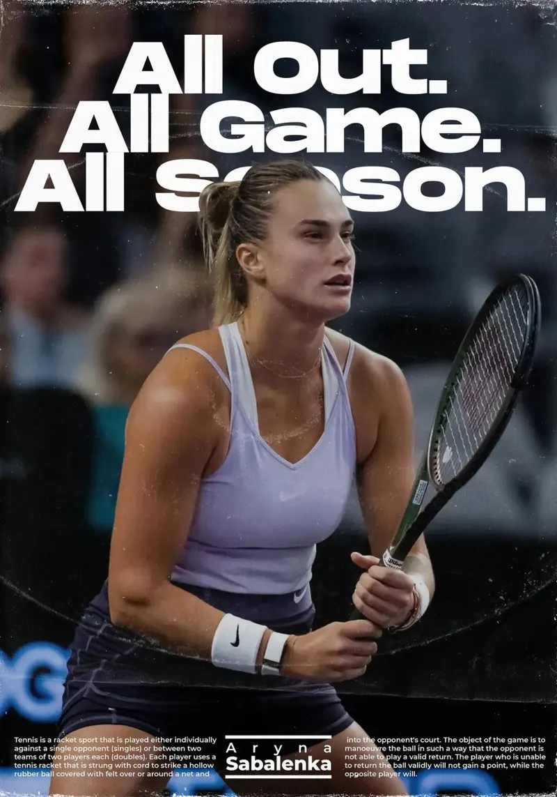 aryna sabalenka sport carta hahnemühle da aijanurmine