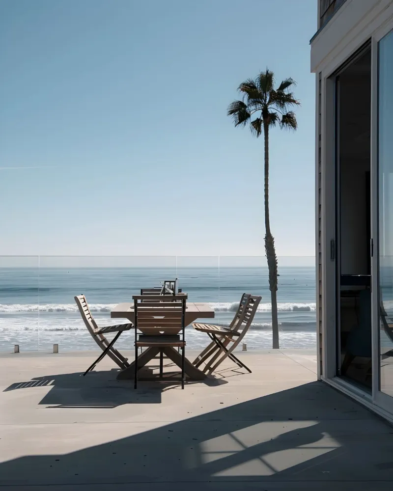 Droomlandschap Californië canvas met Baklijst van Wanderlust Vibes