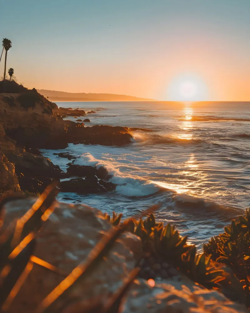 Droomlandschap Californië hahnemühle van Wanderlust Vibes