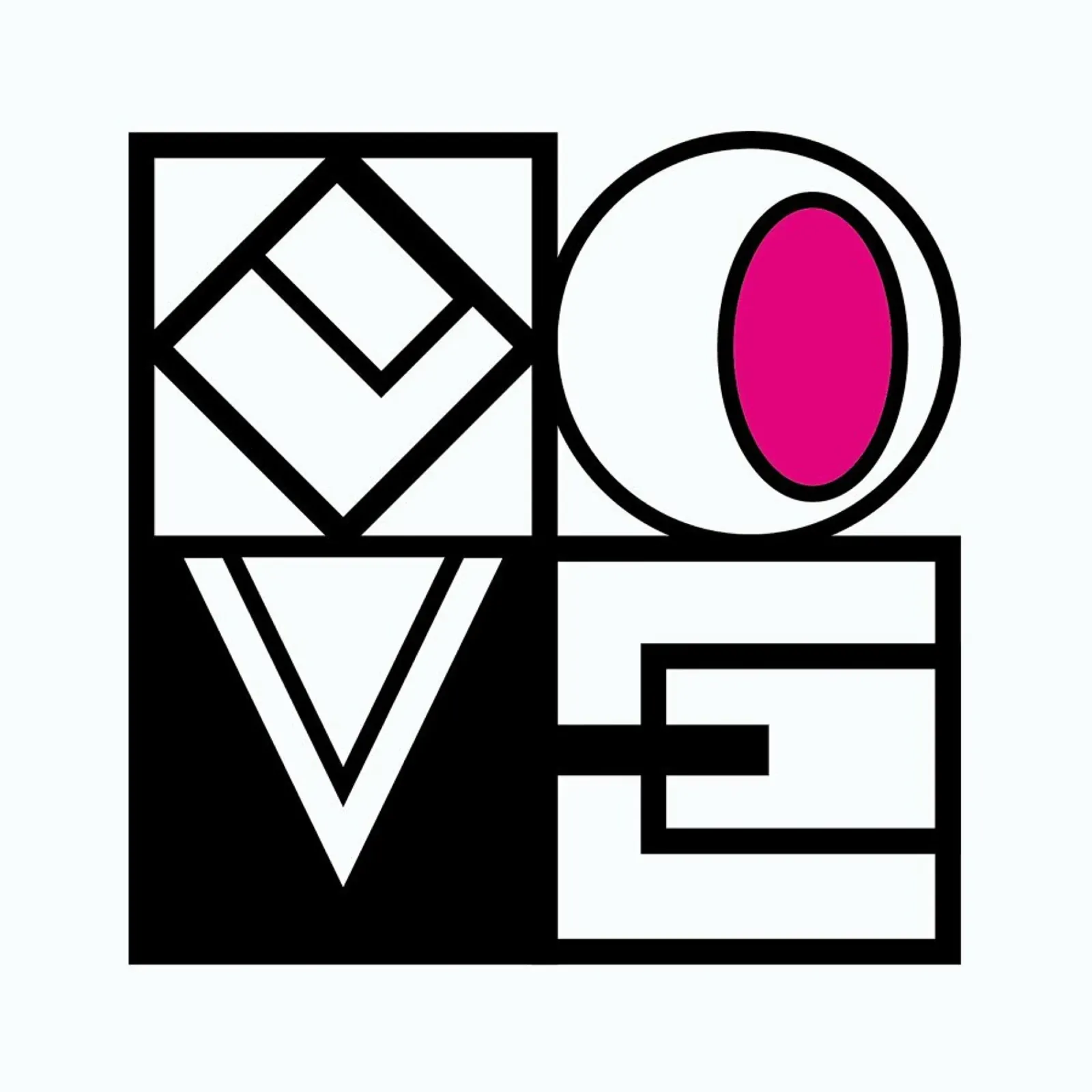 LOVE alu-dibond by Metron