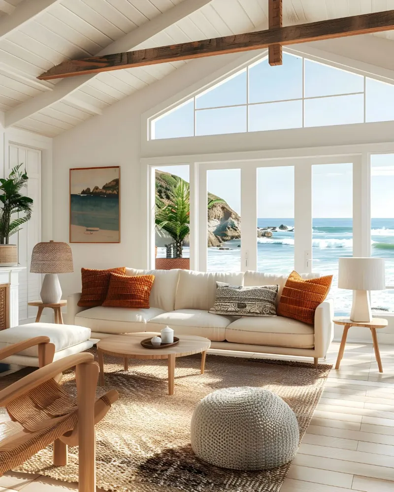 Droomlandschap Californië poster met kunststof frame van Wanderlust Vibes