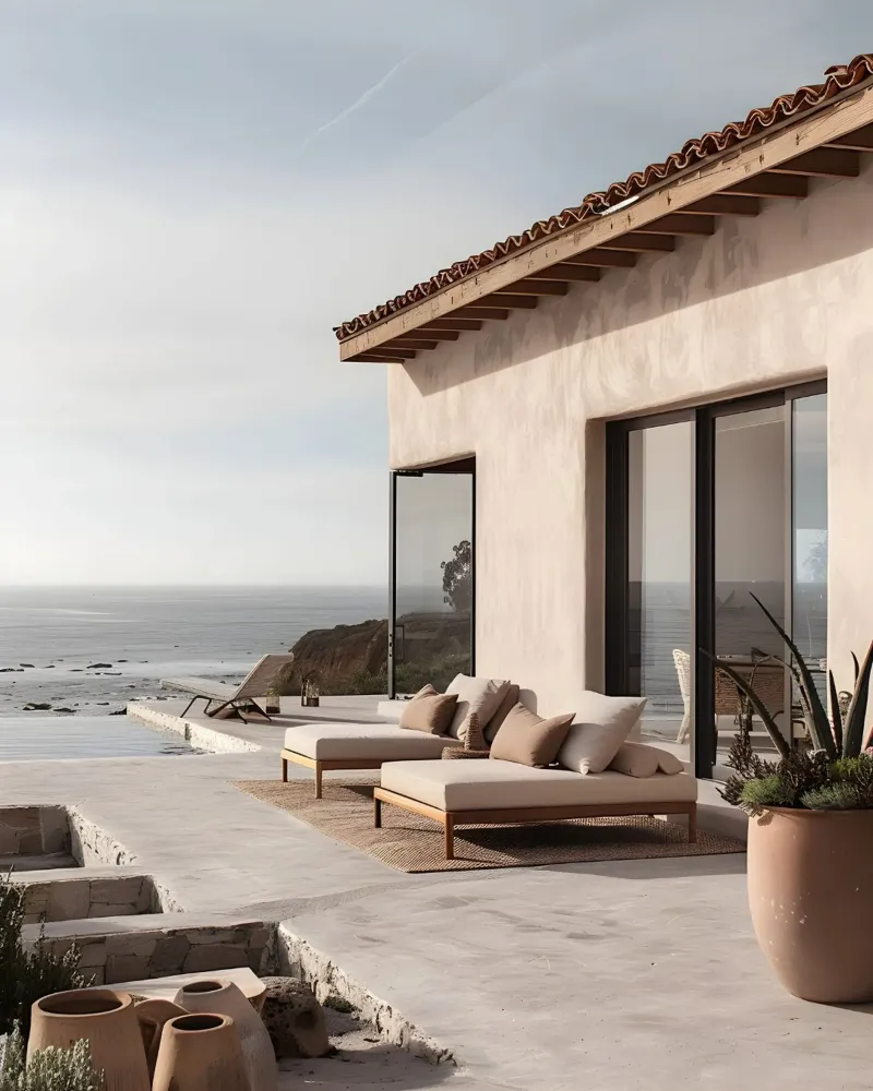 Droomlandschap Californië poster met aluminium frame van Wanderlust Vibes