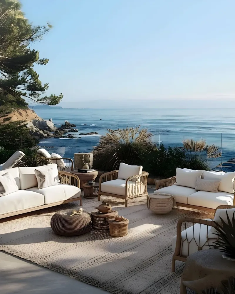 Droomlandschap Californië poster met aluminium frame van Wanderlust Vibes