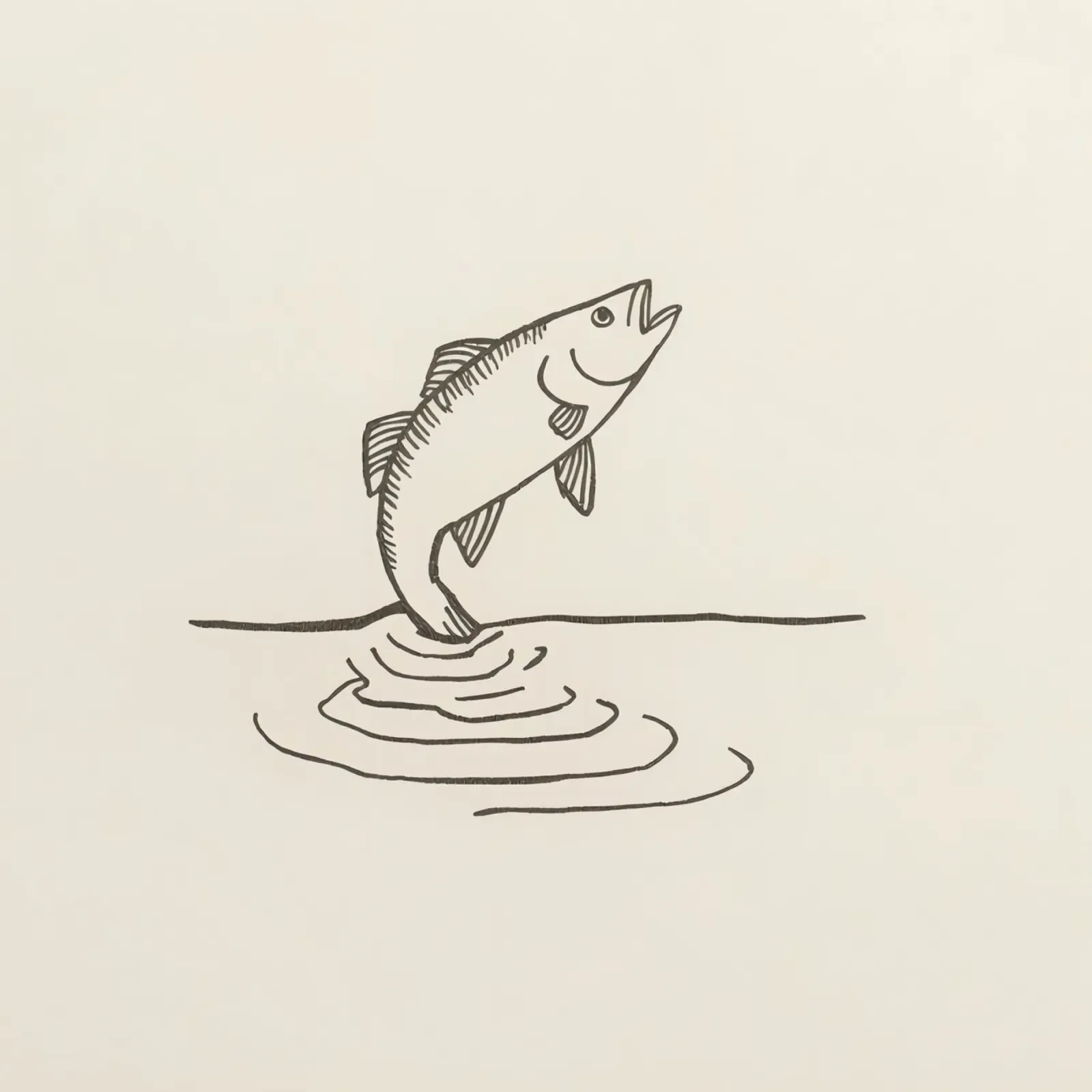 Pesci che saltano sopra l'acqua in un ambiente naturale che mette in evidenza alluminio dibond da DesignDoodle
