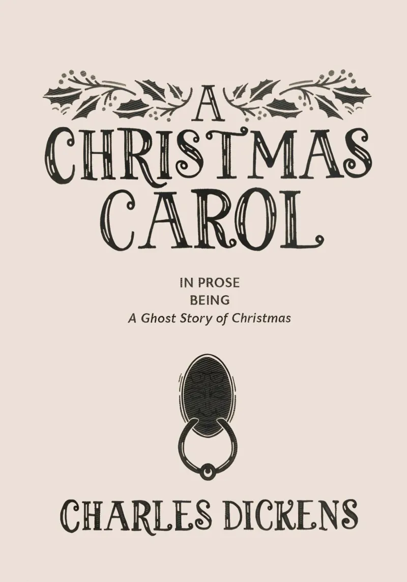 Un canto di Natale - Copertina vintage del libro di Dickens tela con Cornice a cassetta da ClubArt