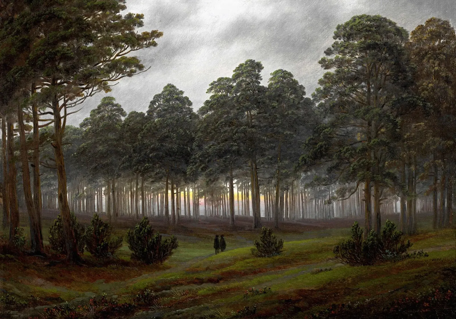 Sera - Caspar David Friedrich pellicola backlit da shoplena