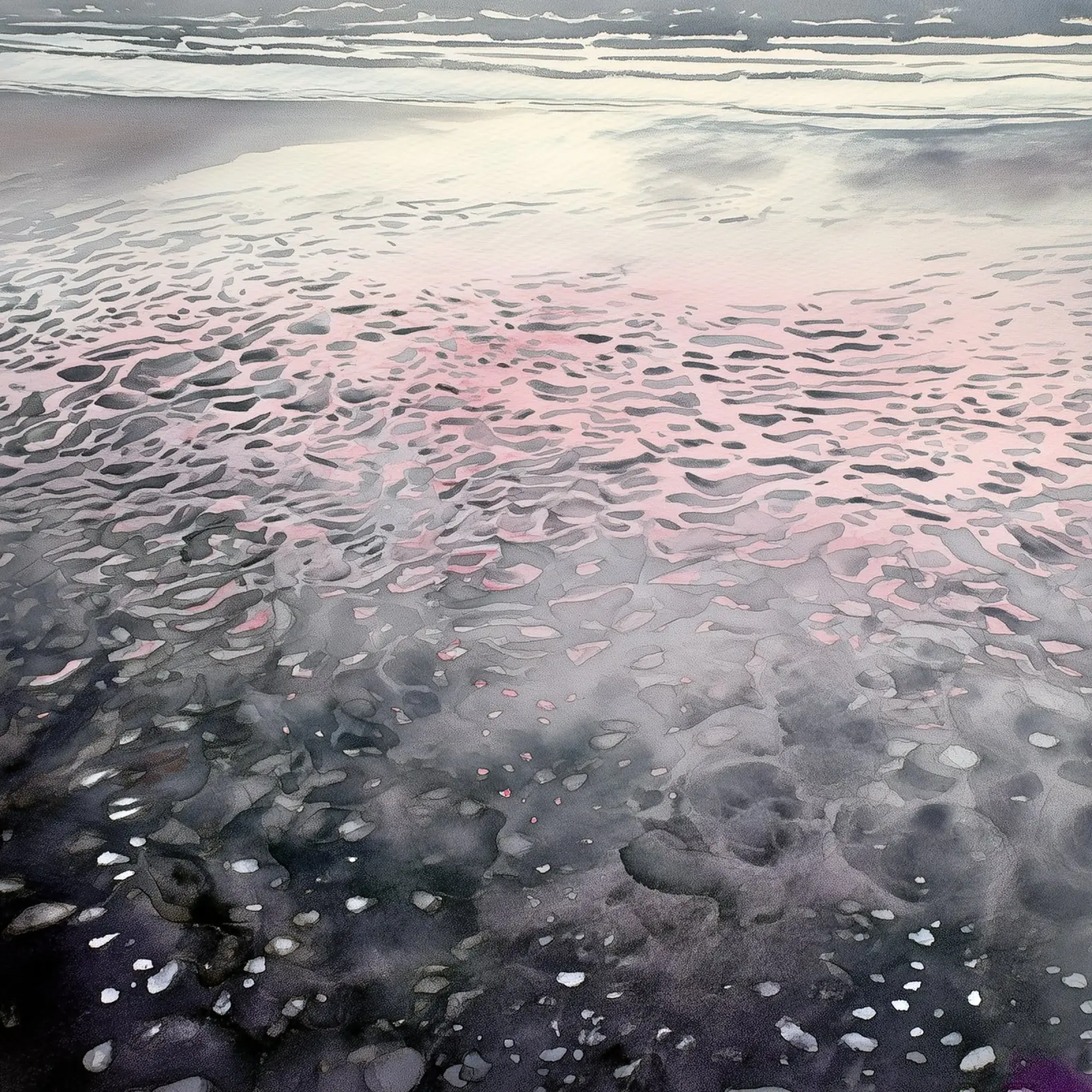 The Light Beneath the Surface canvas by Matthias Keller Studio