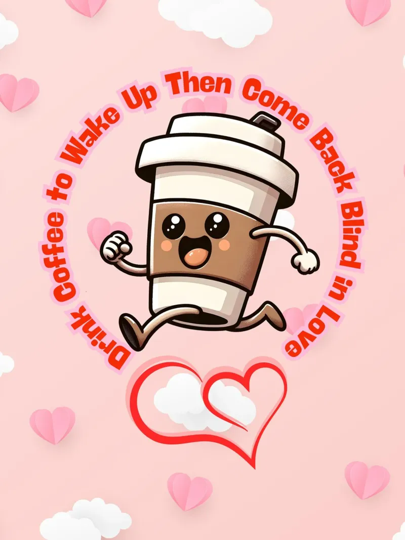 Caffè e amore carta hahnemühle da Cute Art
