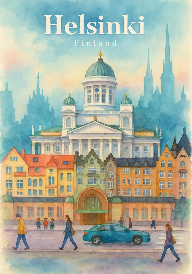 Helsinki, Finlandia Pintar la imaginación hahnemühle de onestar