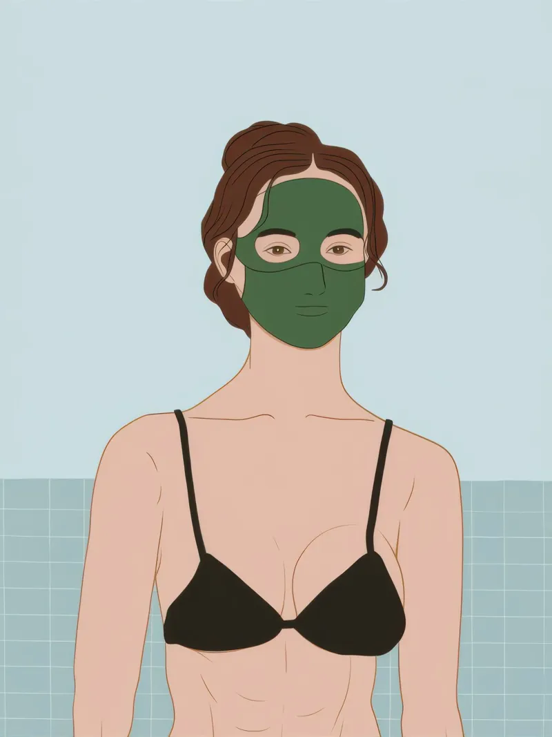 Maschera viso Serenity carta hahnemühle da Hollow Years