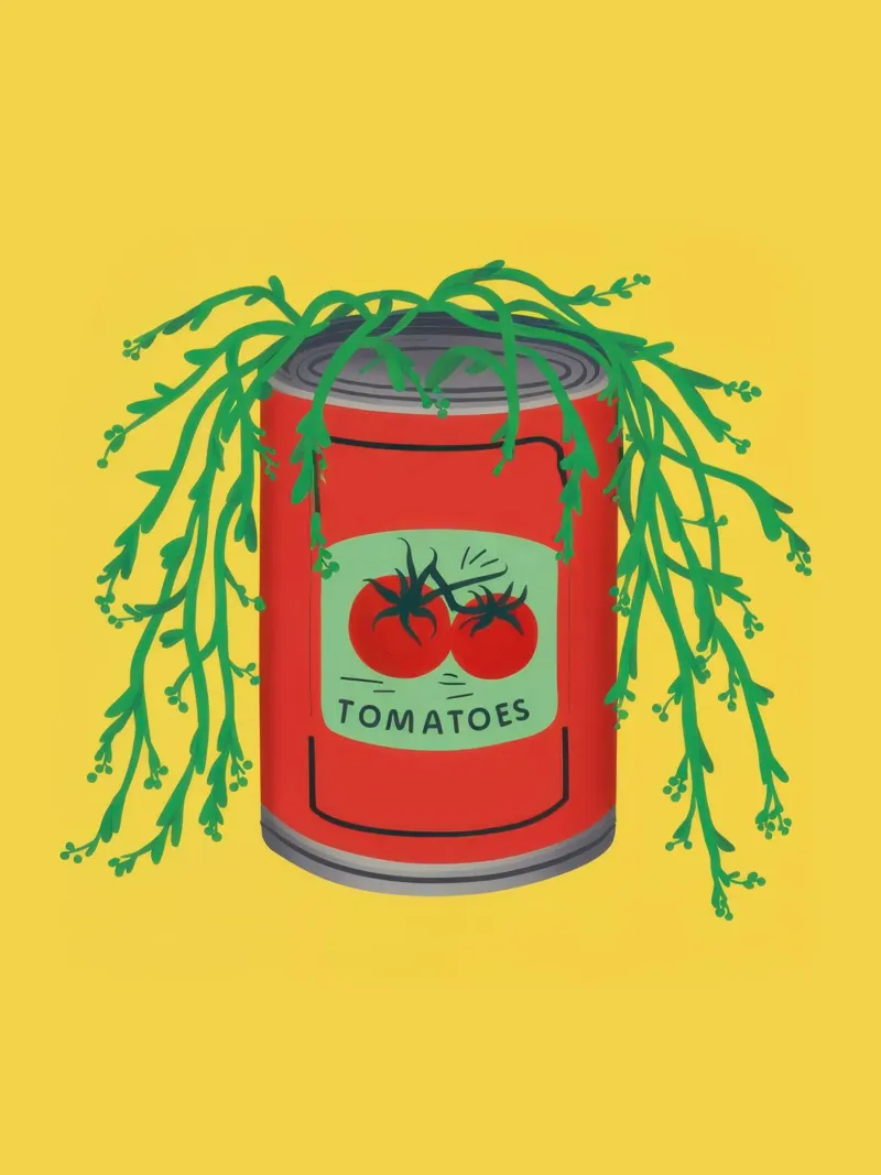Tomato Can Plant plexiglass da Lune Dreams