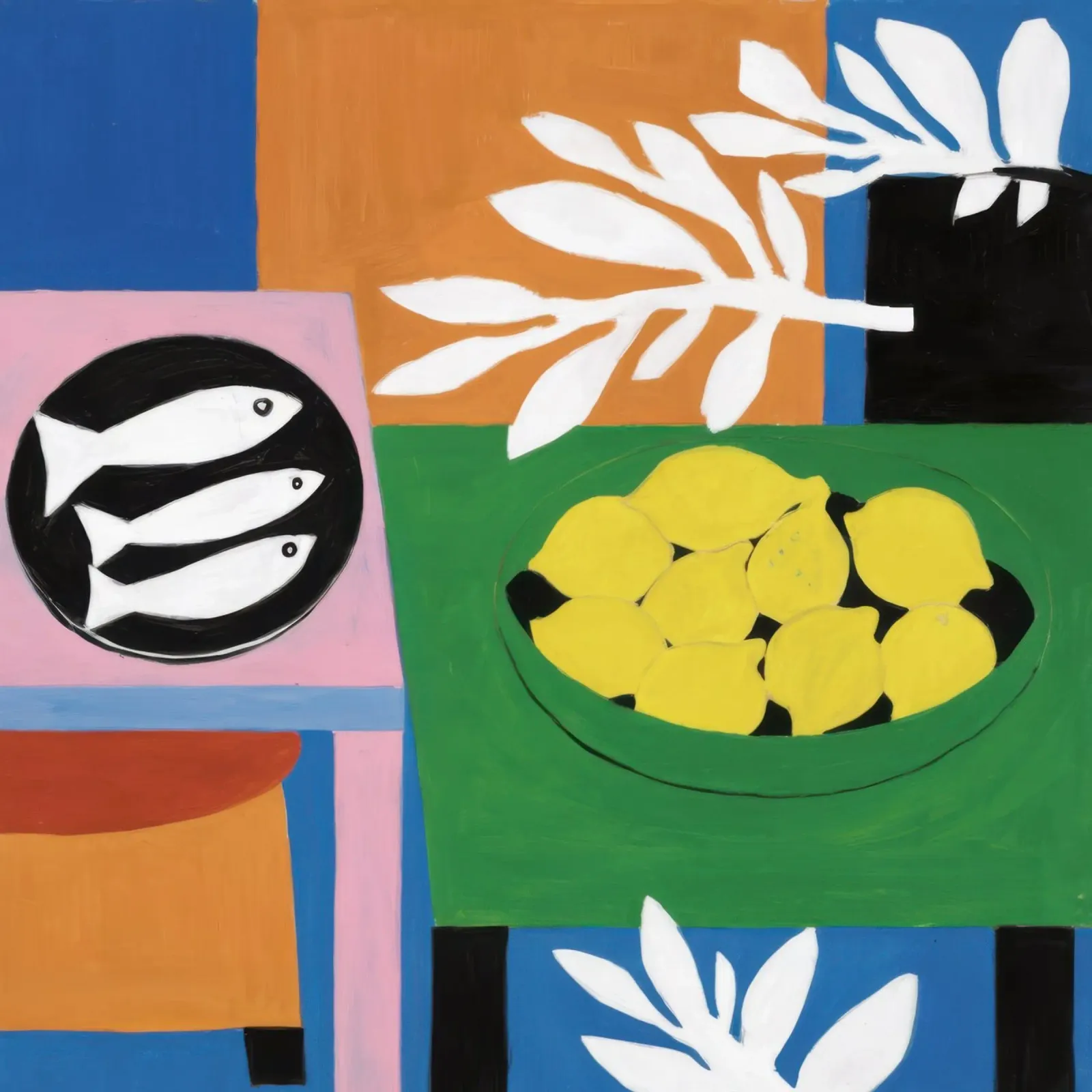 Cubist Lemon Stillness metacrilato de Arcane Lines