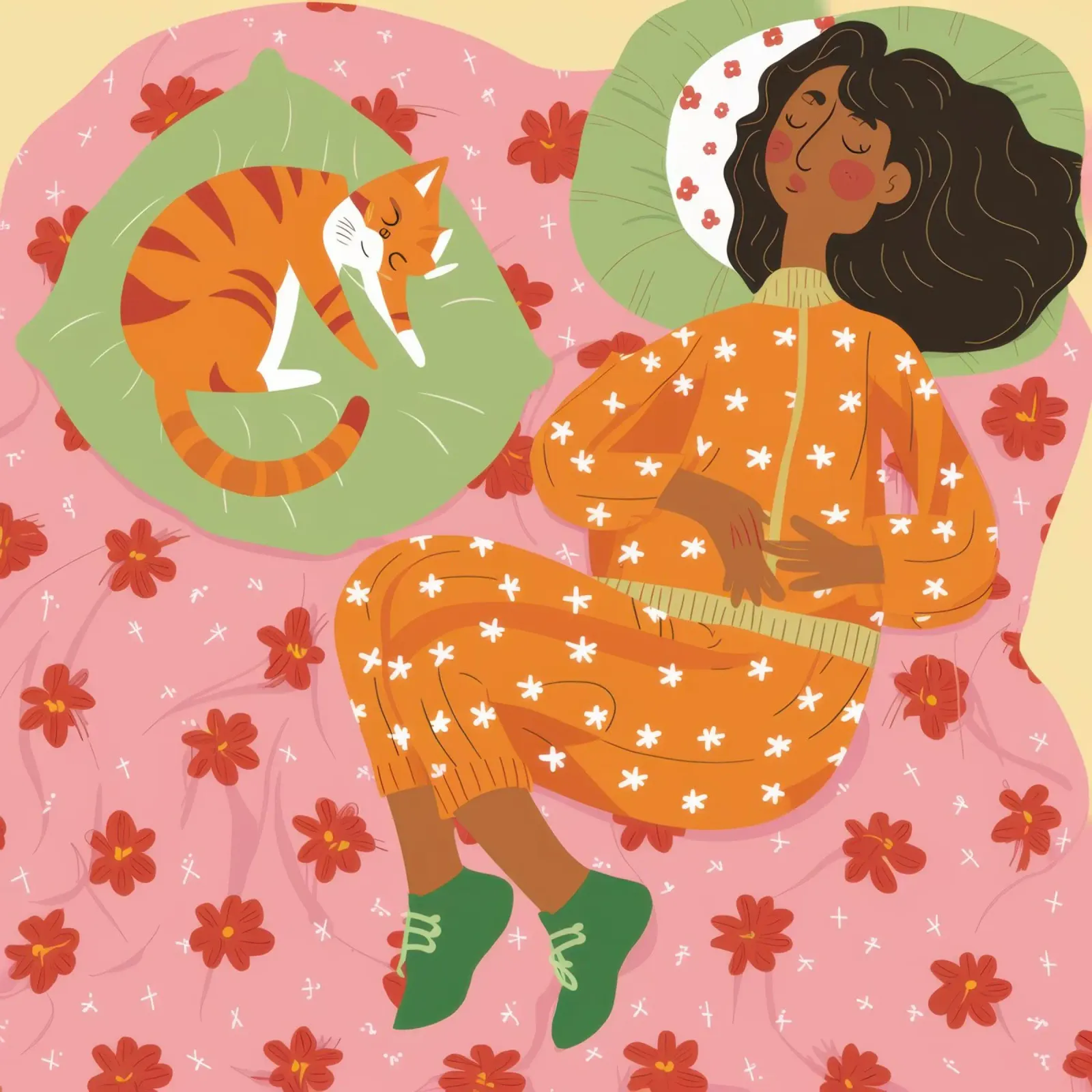Polka Dot Dreamy Nap hahnemühle by Hollow Years