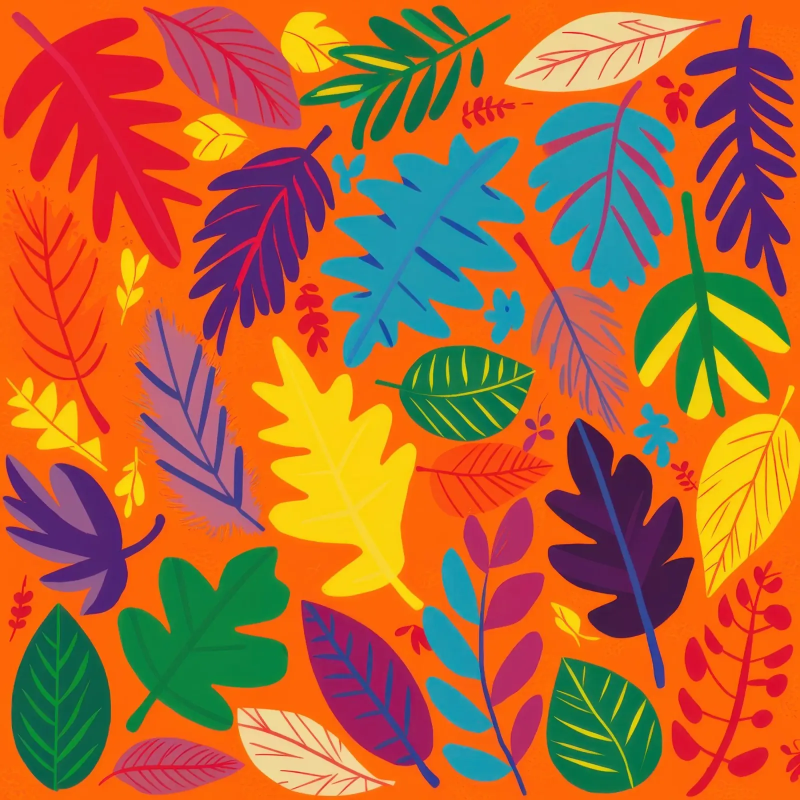 Tangerine Tropic Tangle pellicola backlit da Arcane Lines