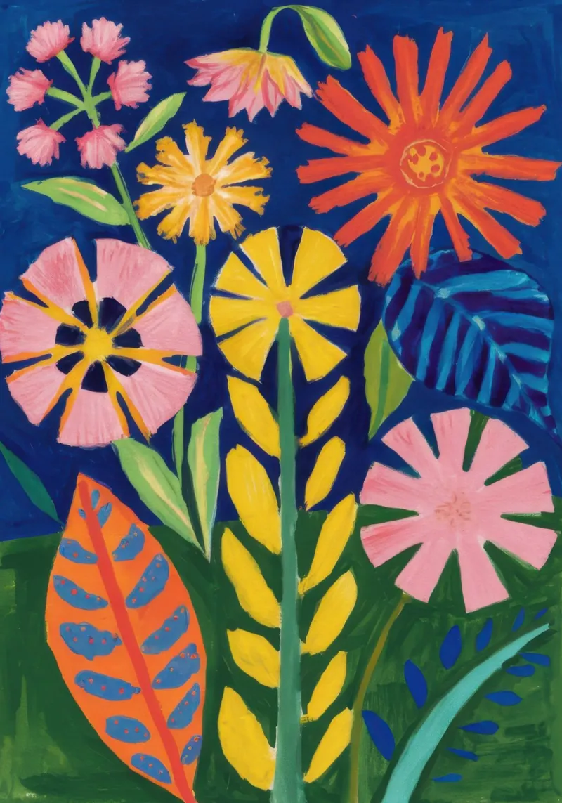 Fiori blu selvatici carta hahnemühle da Sentinel Glow