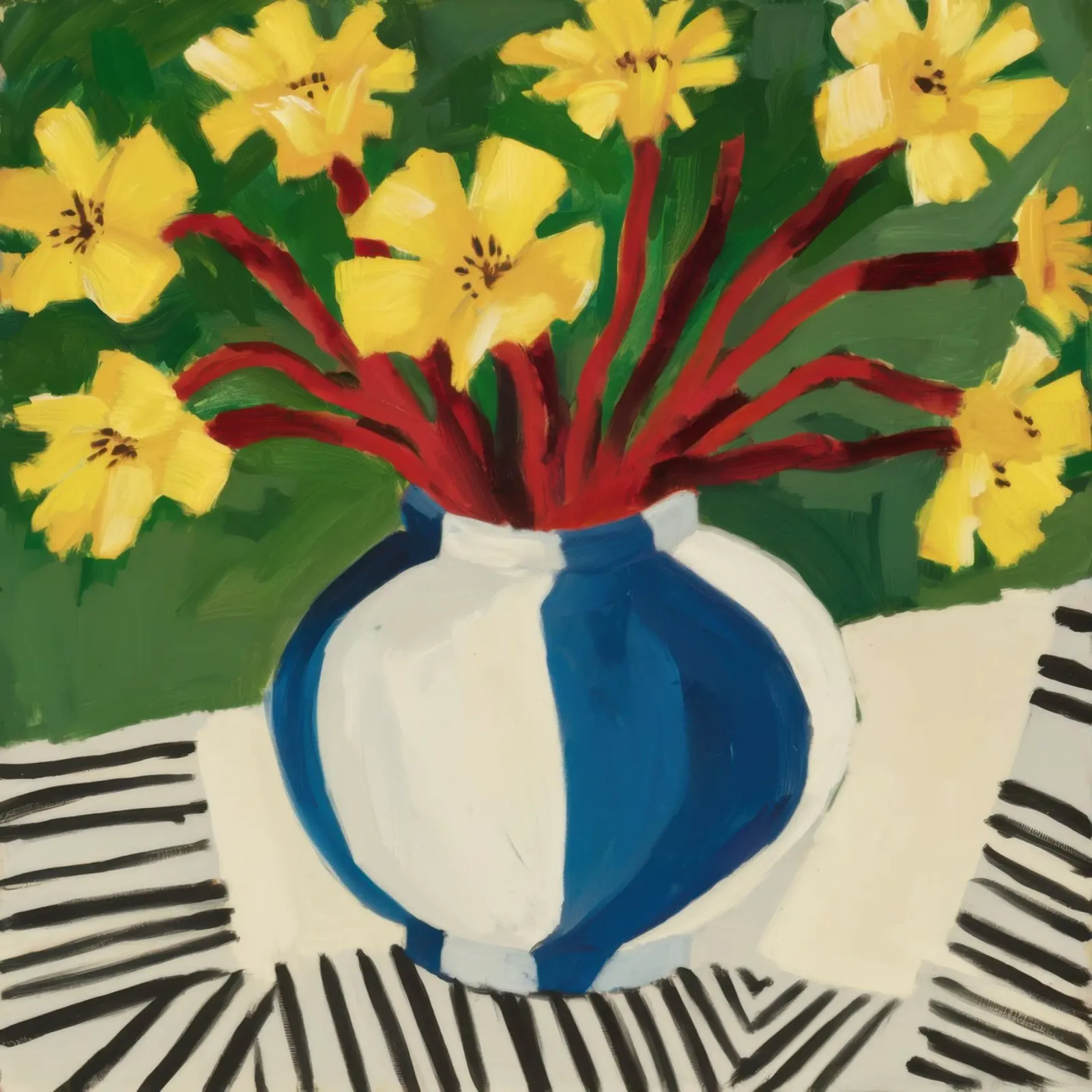 Bouquet giallo classico plexiglass da Arcane Lines