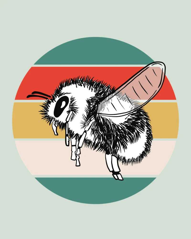 Retro Hummel poster con telaio in plastica da BAINAI