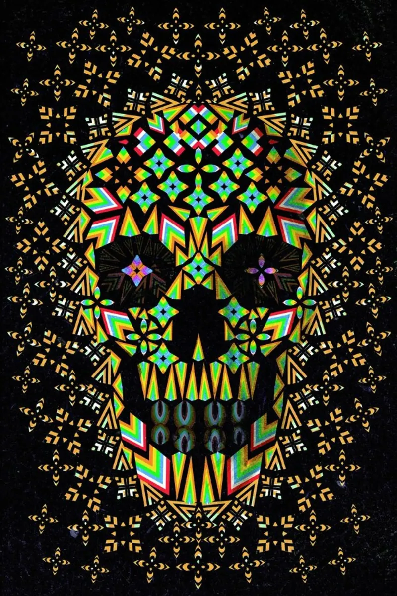 Skull 6 carta hahnemühle da Ali Gulec