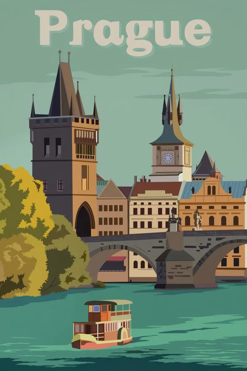 Praga poster da Alexandra Peack