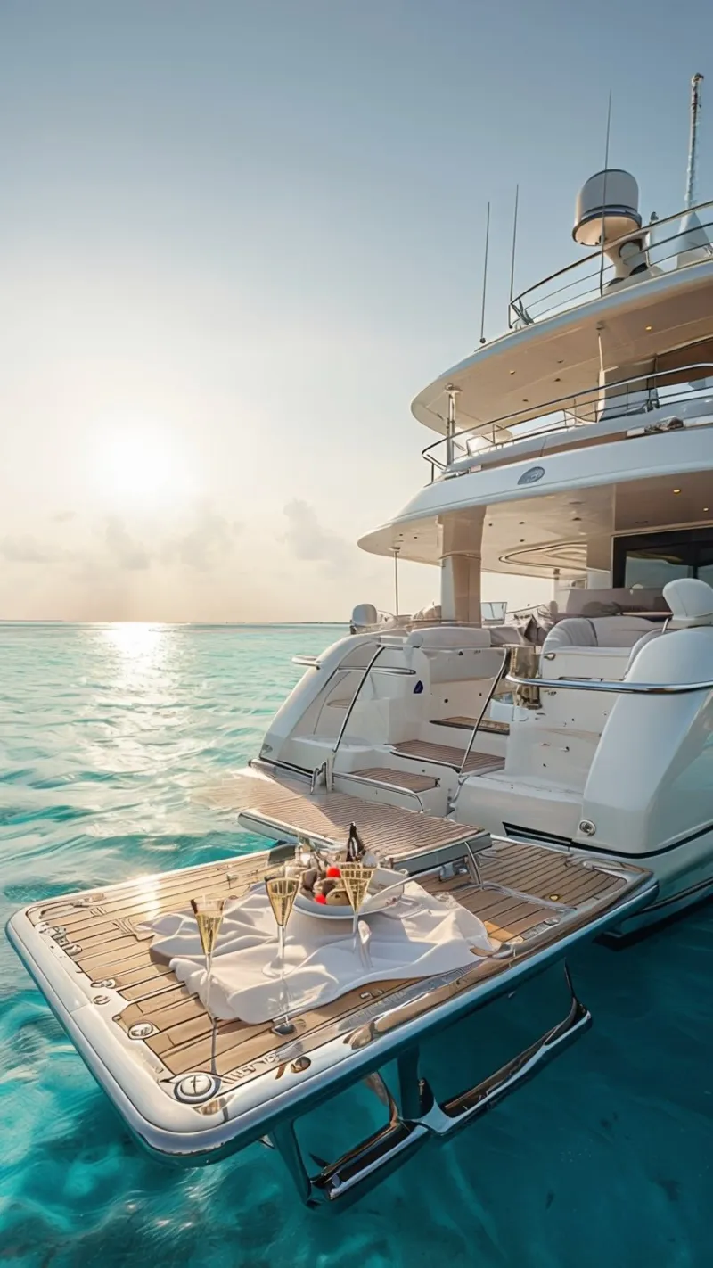 Fuga da sogno alle Maldive poster con telaio in legno da Wanderlust Vibes