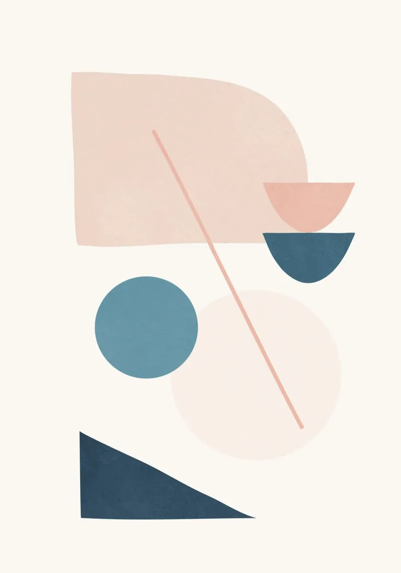 Abstract Minimal Shapes 32 pellicola backlit da cityart