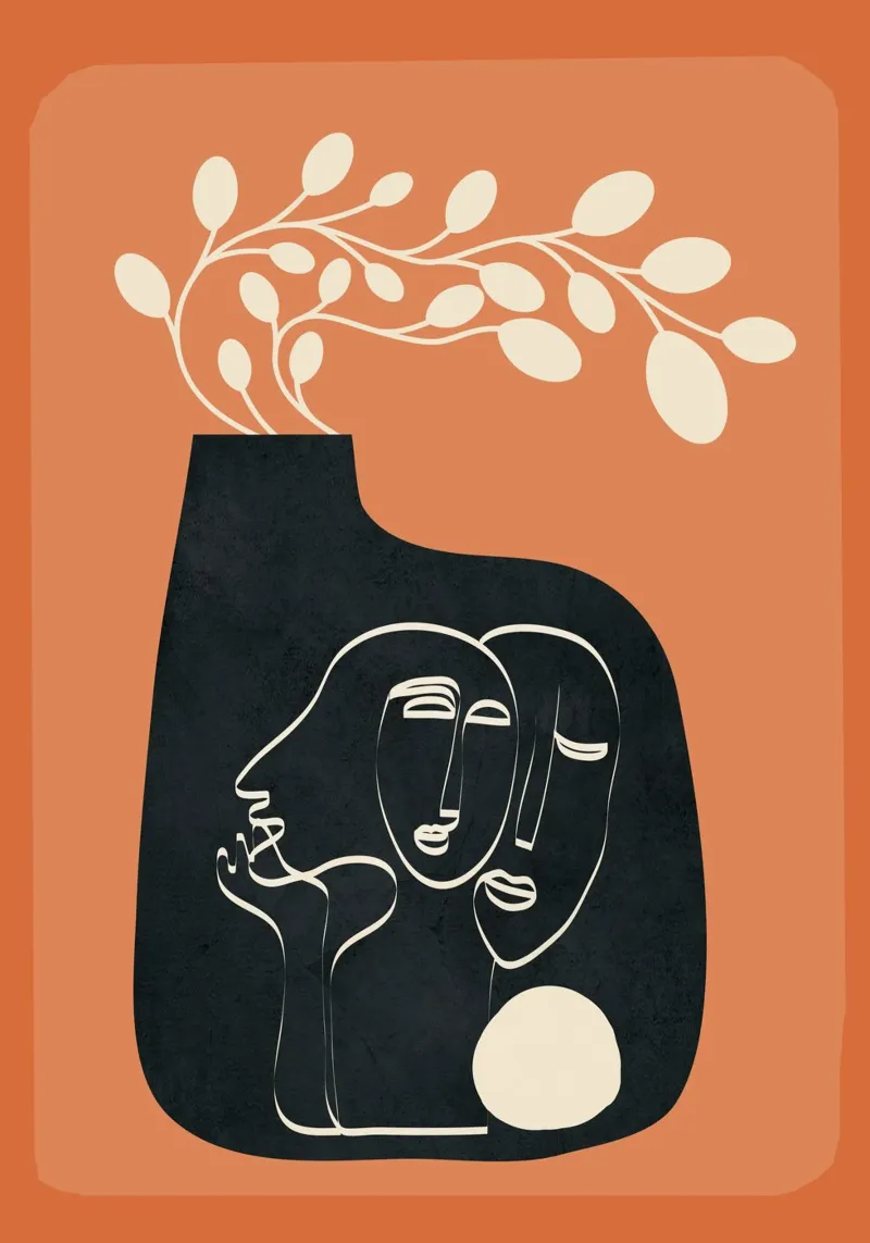 Vase Decoration Design 3 poster by cityart
