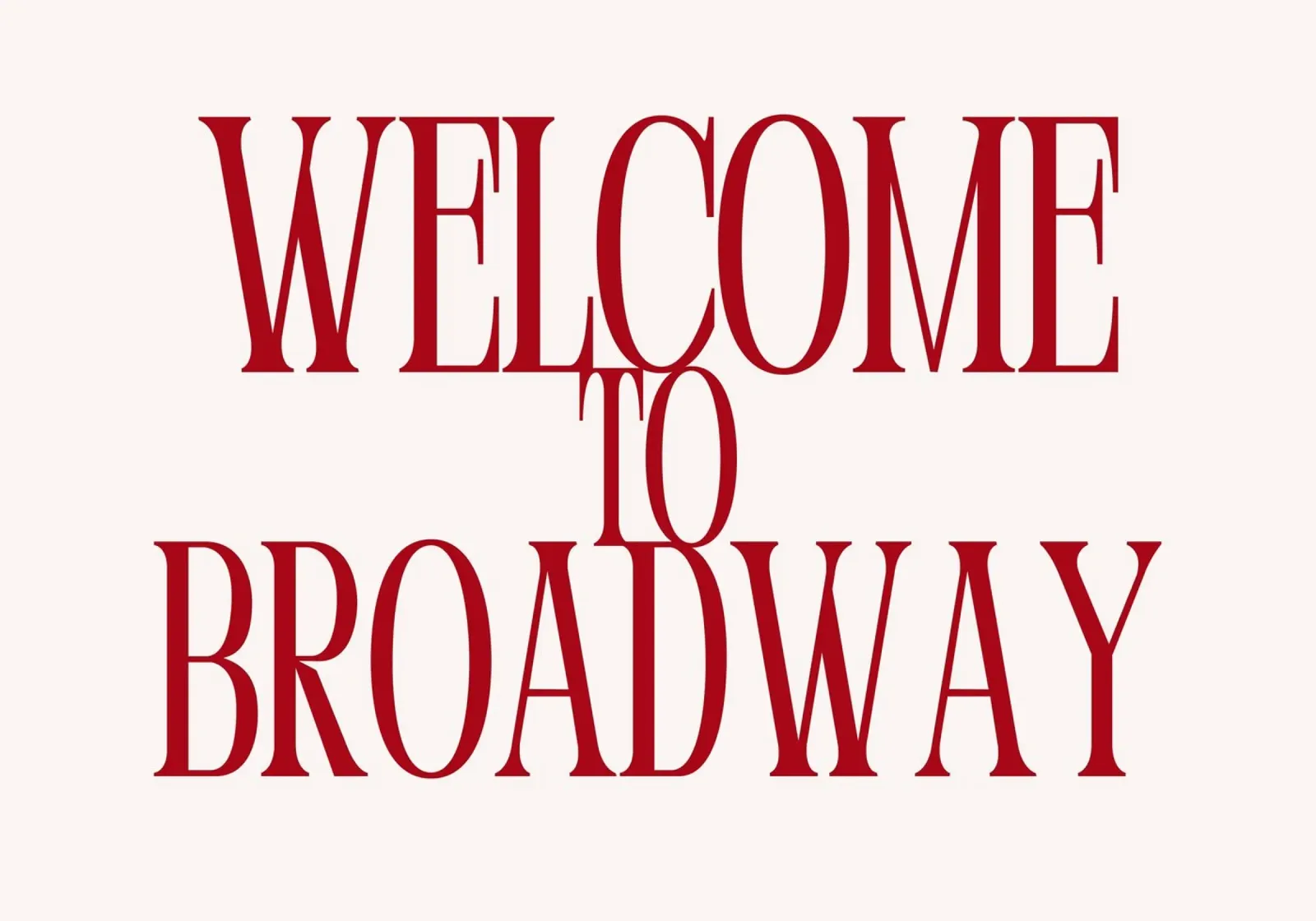 Welcome to Broadway - Iconic NYC Theatre Art Print canvas by ClubArt