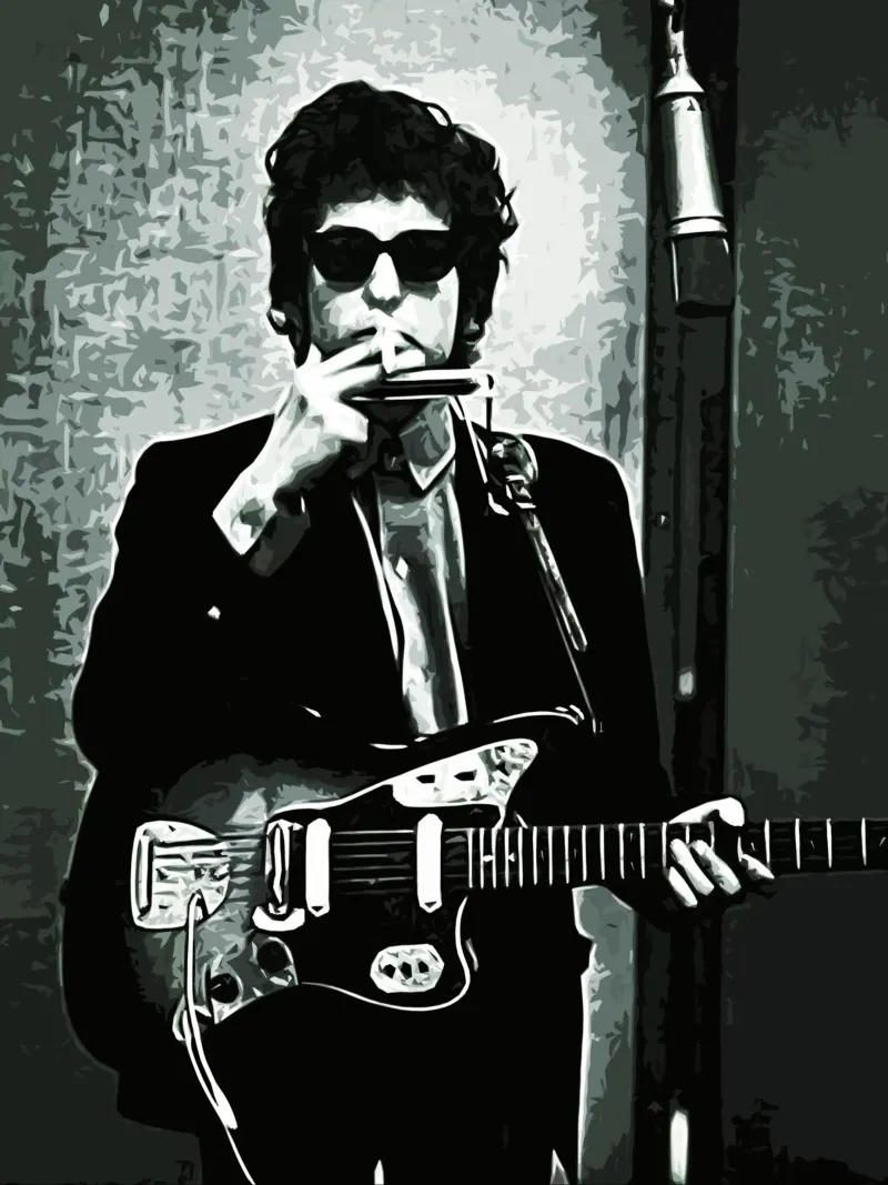 bob dylan musica 5 Arte pellicola backlit da music soul