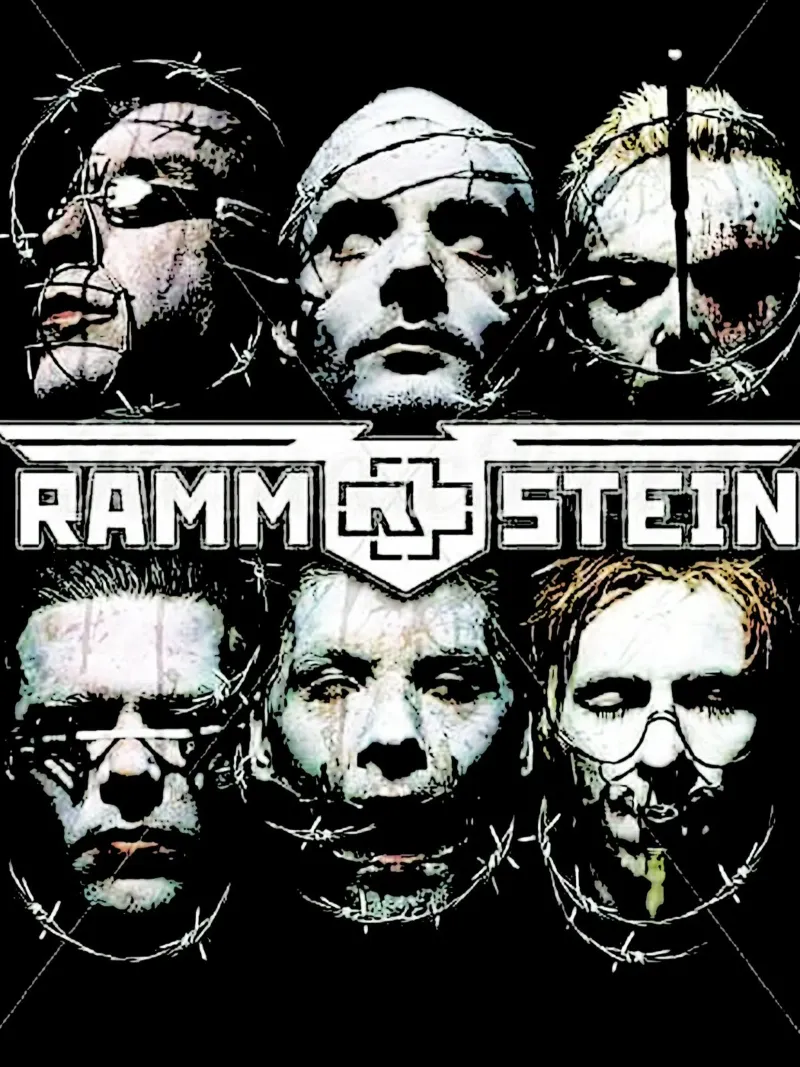 Rammstein 3 Arte pellicola backlit da music soul