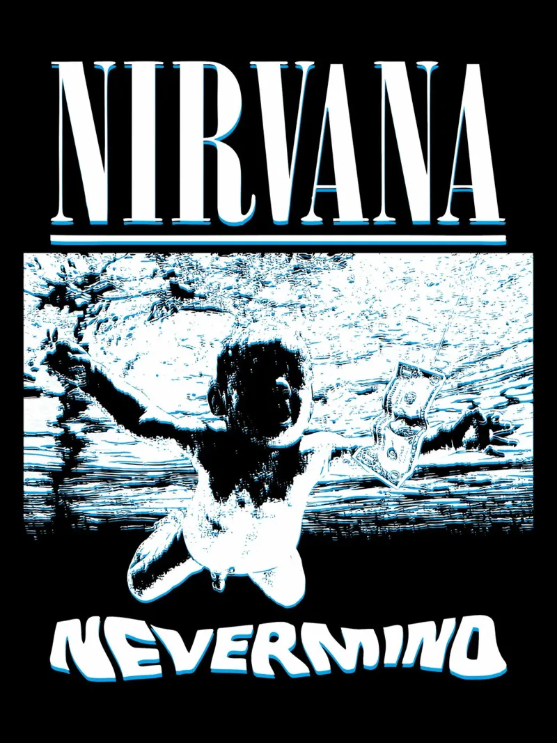 Nevermind Nirvana band music Art hahnemühle by music soul
