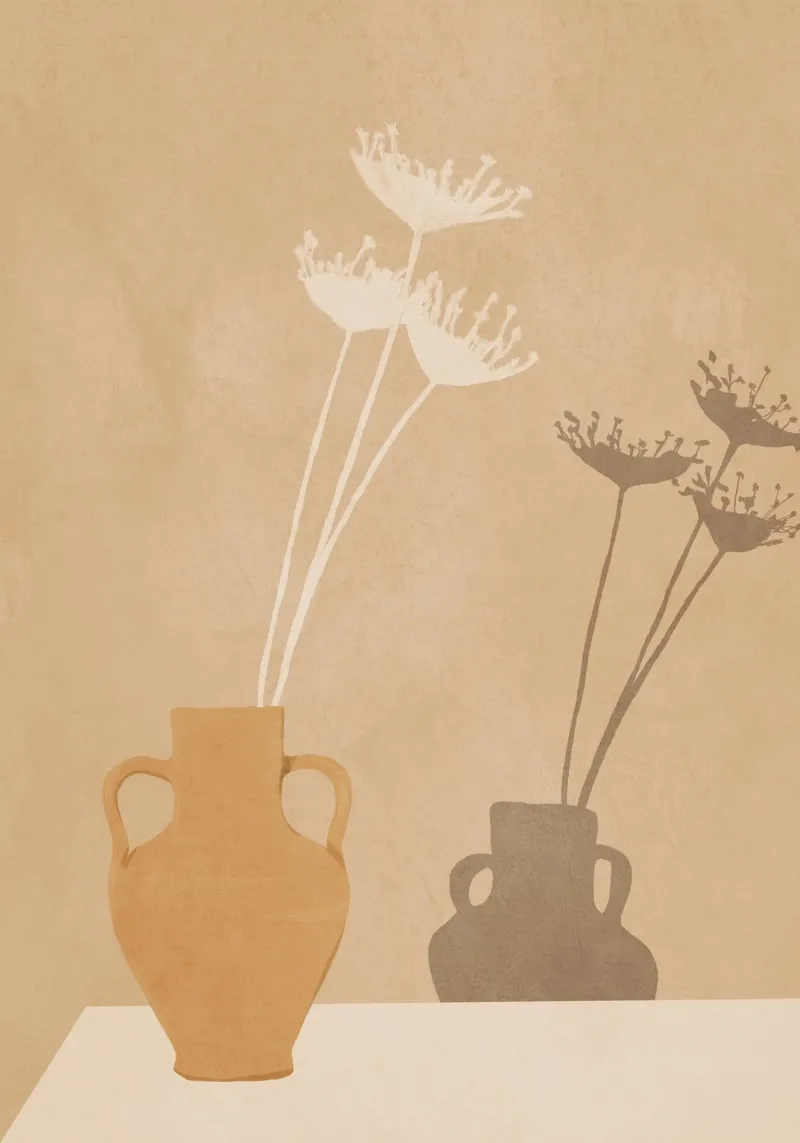 Natura morta morbida poster con telaio in plastica da LeaDArt