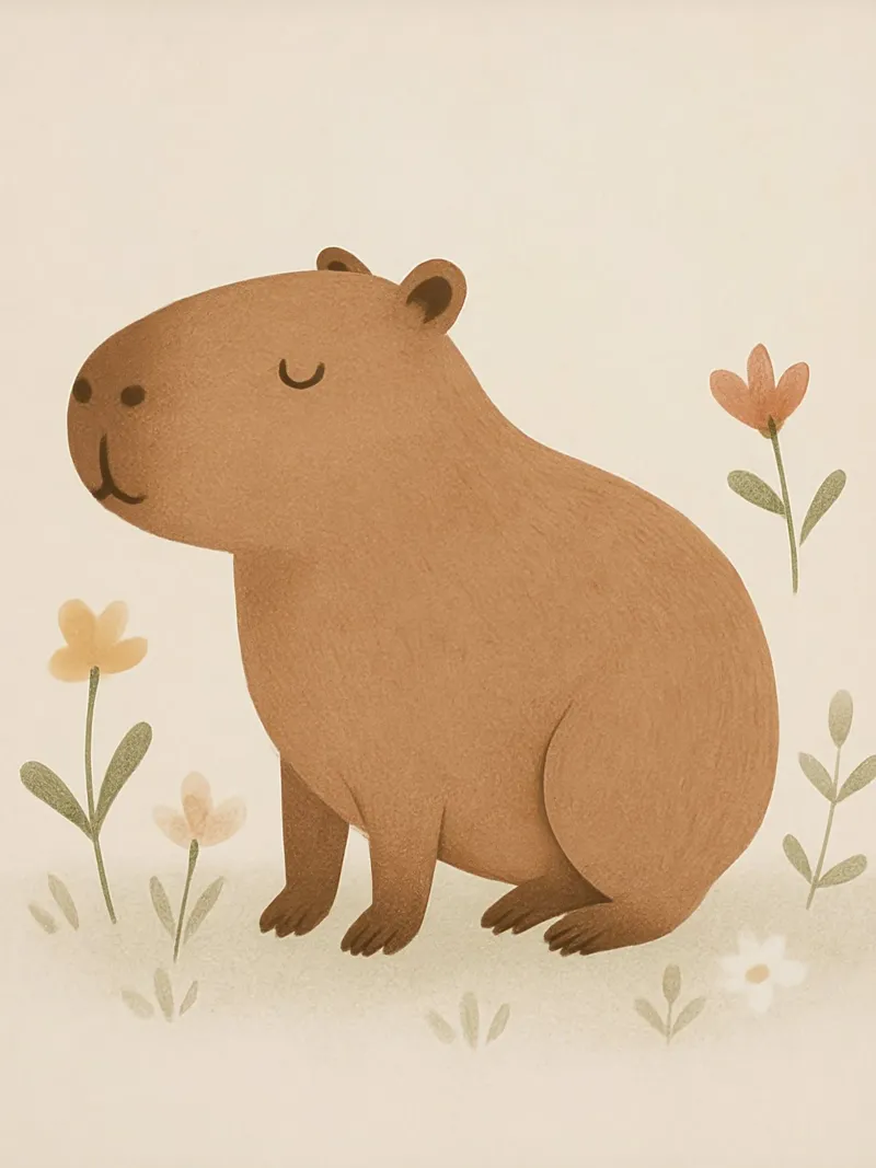 Capybara alluminio dibond da Attaboy Dsgn