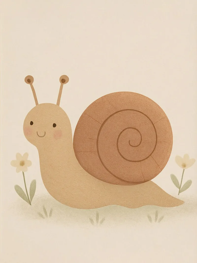 Gentle Snail pellicola backlit da Attaboy Dsgn