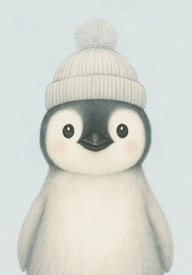Baby Penguin metacrilato de Attaboy Dsgn