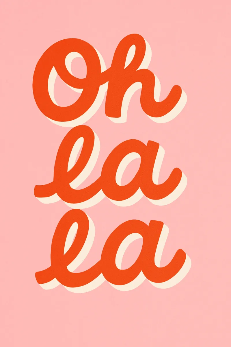 Oh la la – French Pop carta hahnemühle da QuooodZ by MooodzArt