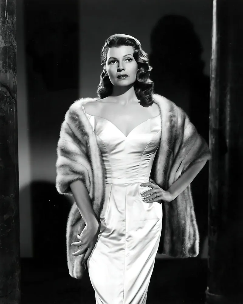 Bellezza Rita Hayworth pellicola backlit da Steve shop